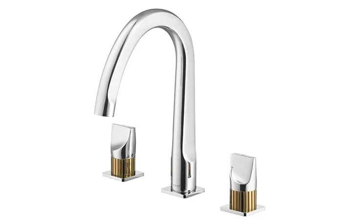 Vòi rửa mặt lavabo nóng lạnh 3 lỗ COTTO CT2282C44#CG