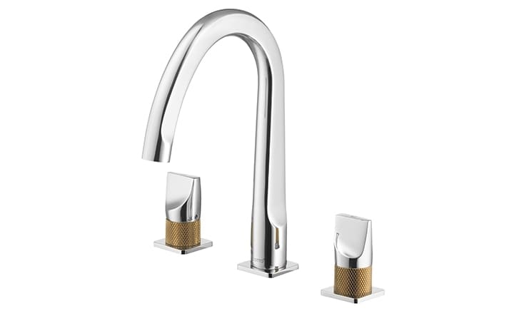 Vòi rửa mặt lavabo nóng lạnh 3 lỗ COTTO CT2282C45#CG