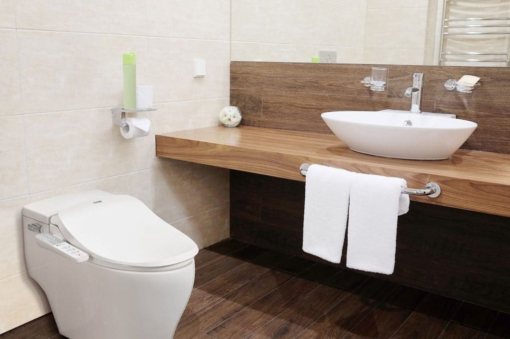 Hình ảnh thực tế: Nắp bệt điện tử Hàn Quốc Trevi ALB-3600