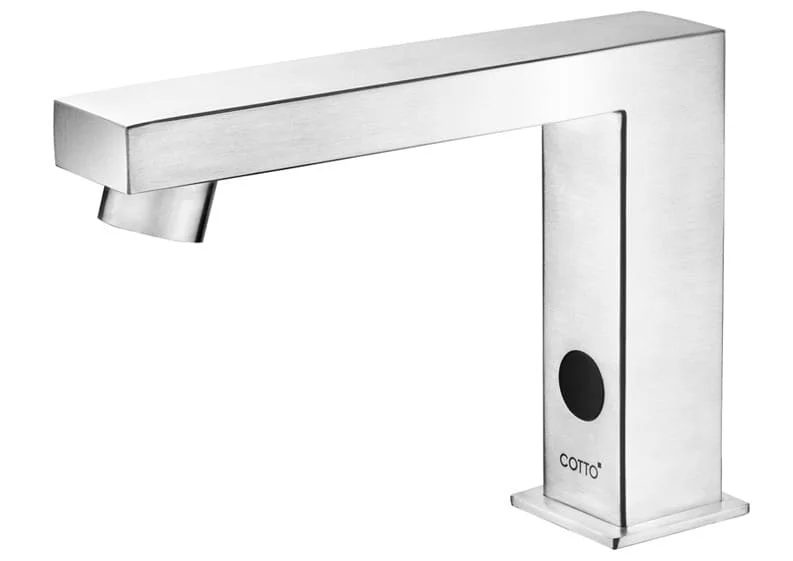 Vòi rửa mặt lavabo lạnh cảm ứng dùng pin COTTO CT4925DC#SA