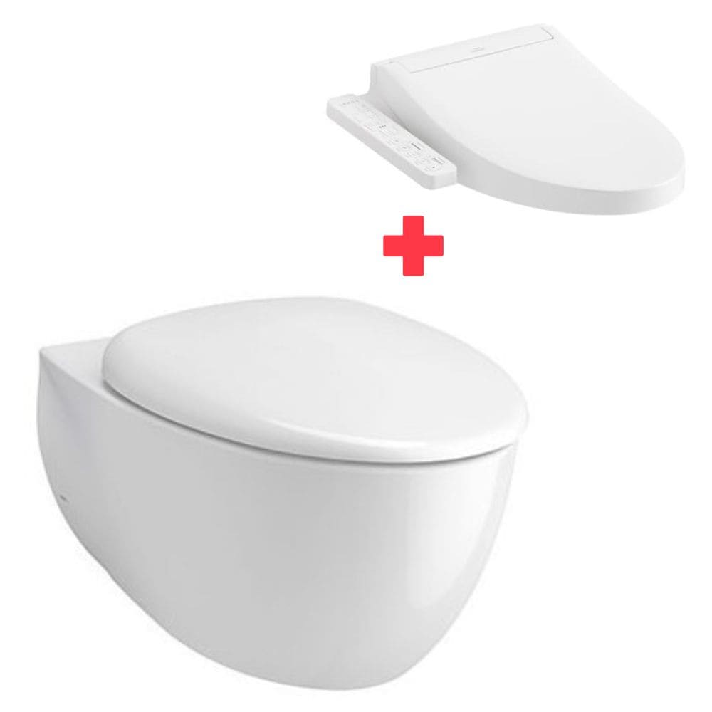 Bồn cầu treo tường nắp điện tử TOTO CW812RA#W TCF23410AAA#NW1 WH172A