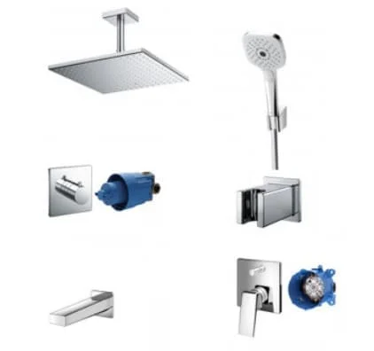 Tổ hợp sen tắm âm tường TOTO TBW08003A1/TBW02006A/TBG10001B/TBG10304VA/TBN01001B/TBV02103B/TBN01102B/TBW08010A
