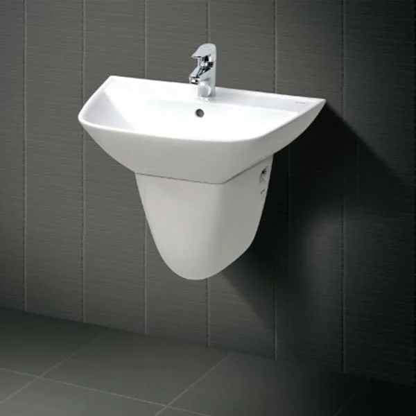 Lavabo chân lửng to Inax L-297V+L-297VC