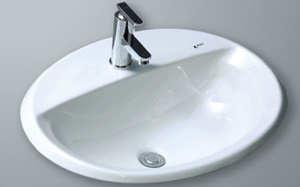 Lavabo bàn đá dương vành Inax L-2395V
