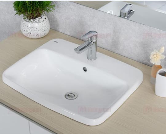 Lavabo bàn đá dương vành Inax AL-2398V
