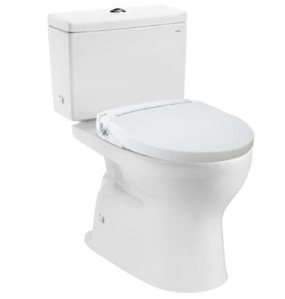 Bồn cầu 2 khối nắp rửa cơ TOTO CS302DE2#W