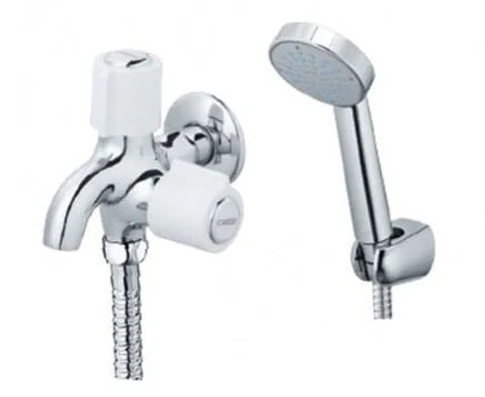 Vòi Sen Tắm Lạnh Dây Mạ Bát Mạ Caesar S038C 