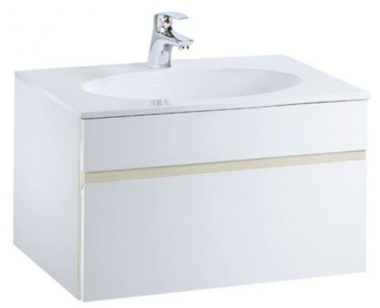 Bộ Tủ chậu lavabo Treo Tường Caesar LF5024+EH05024DDV