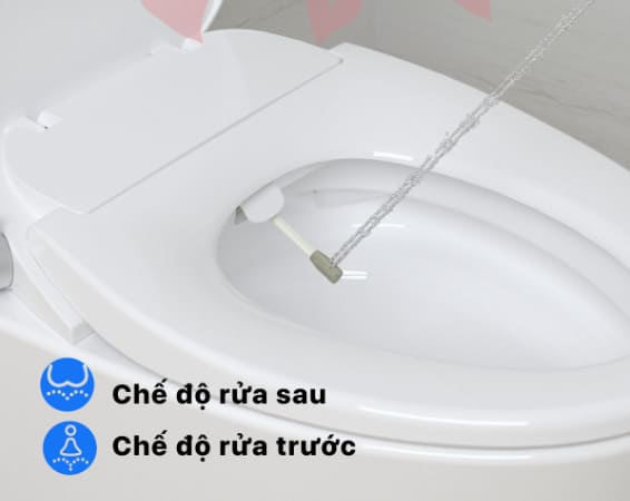 Nắp bồn cầu rửa cơ Caesar TAF060