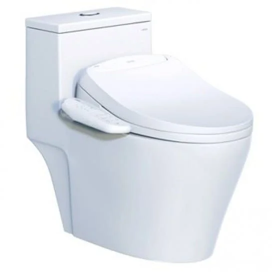 Bồn cầu 1 khối nắp điện tử Caesar CD1356/TAF400H 