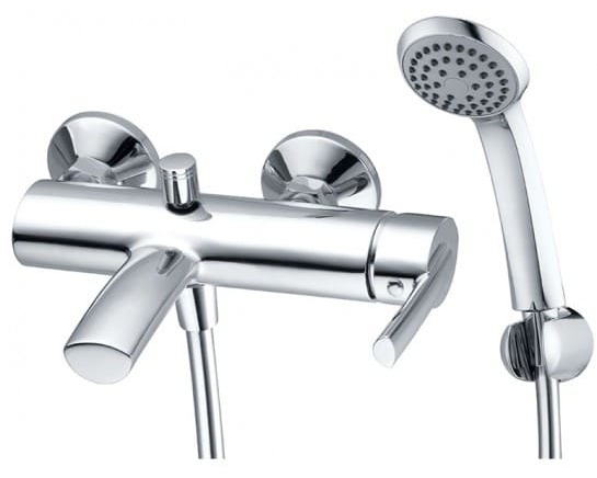 Vòi Sen Tắm Nóng Lạnh Bát Sen Tròn 1 Chế Độ Caesar S543C 