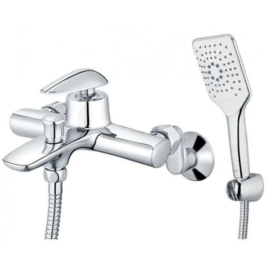 Vòi Sen Tắm Nóng Lạnh Bát Sen Dài 3 Chế Độ Caesar S813C