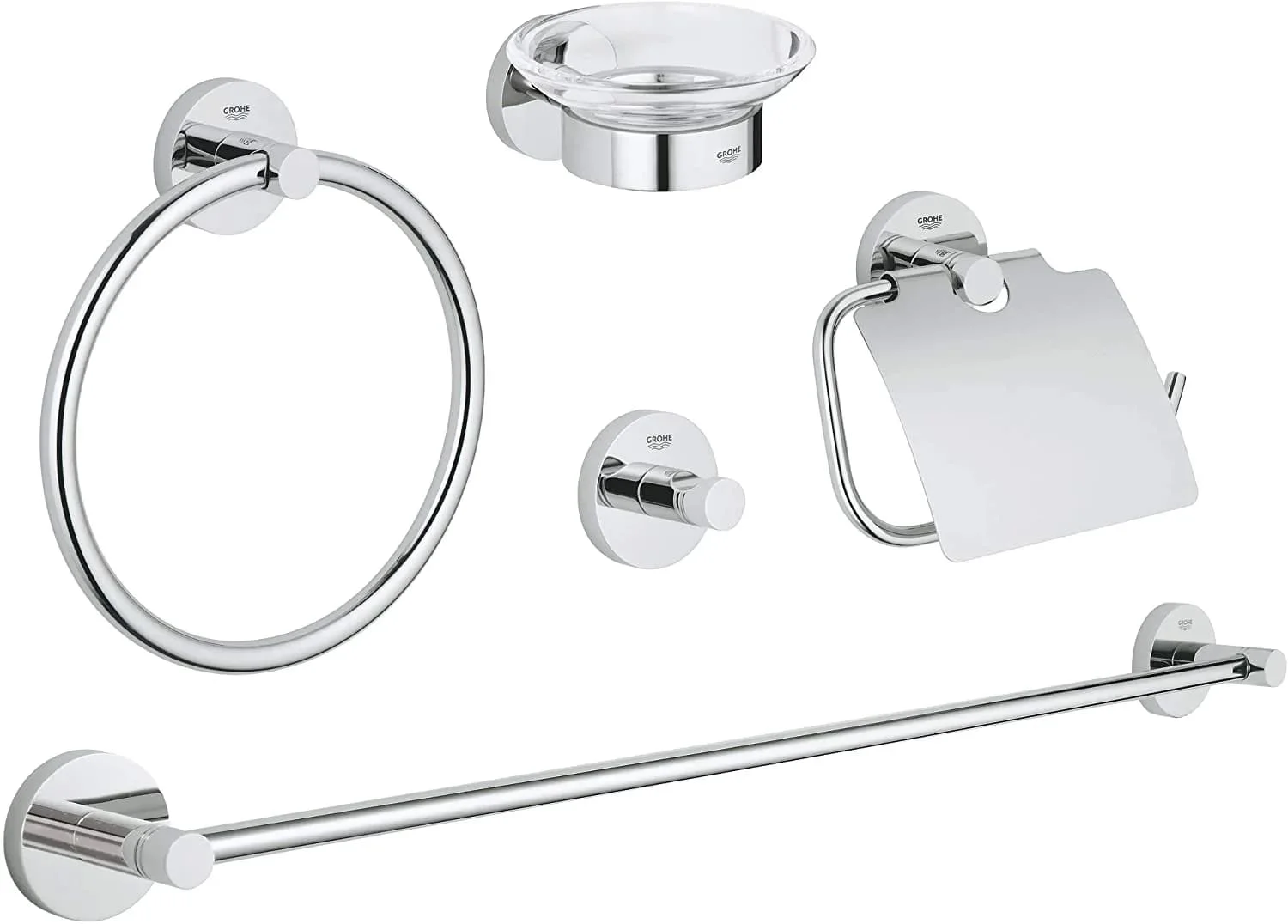 Bộ phụ kiện phòng tắm 5 món Grohe 40344001