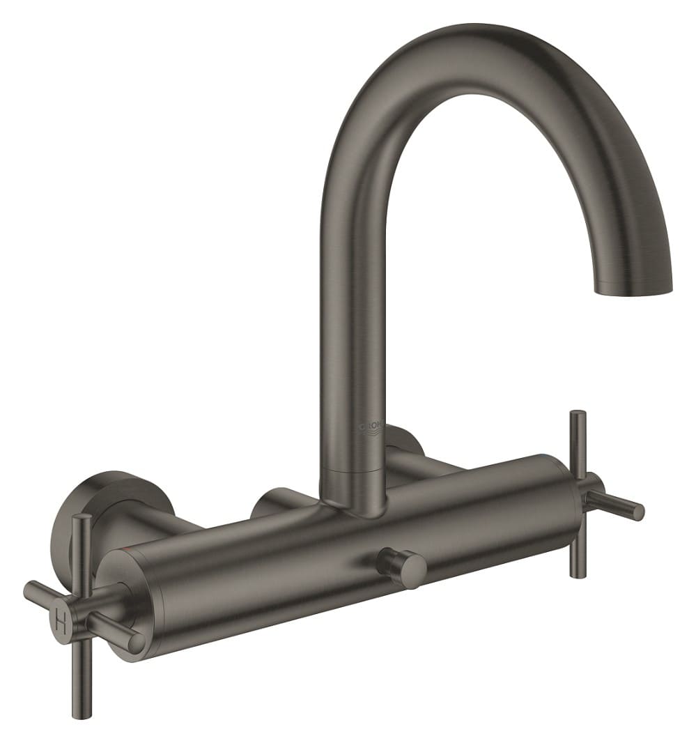 Vòi Chậu Lavabo Nóng Lạnh Gắn Tường Đức Grohe 25010AL3