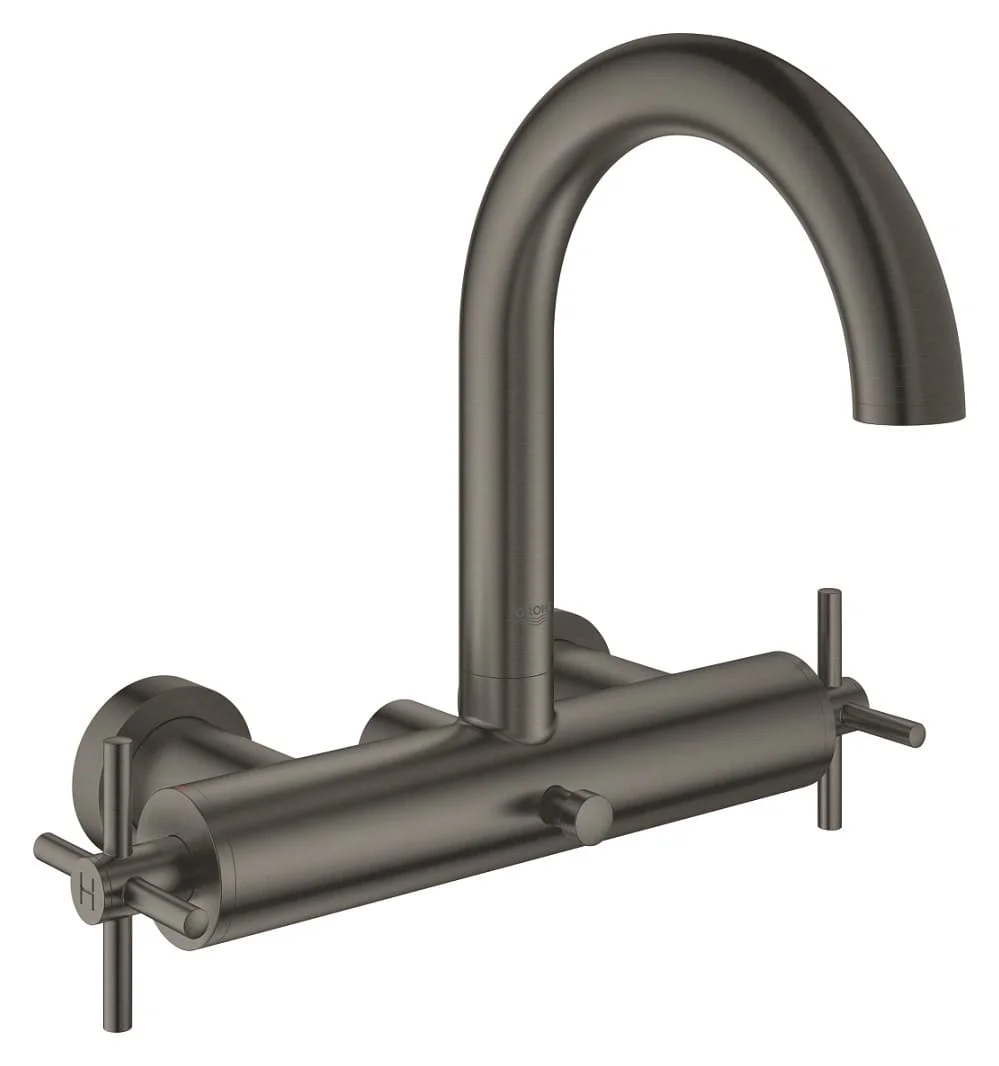 Vòi Chậu Lavabo Nóng Lạnh Gắn Tường Đức Grohe 25010AL3