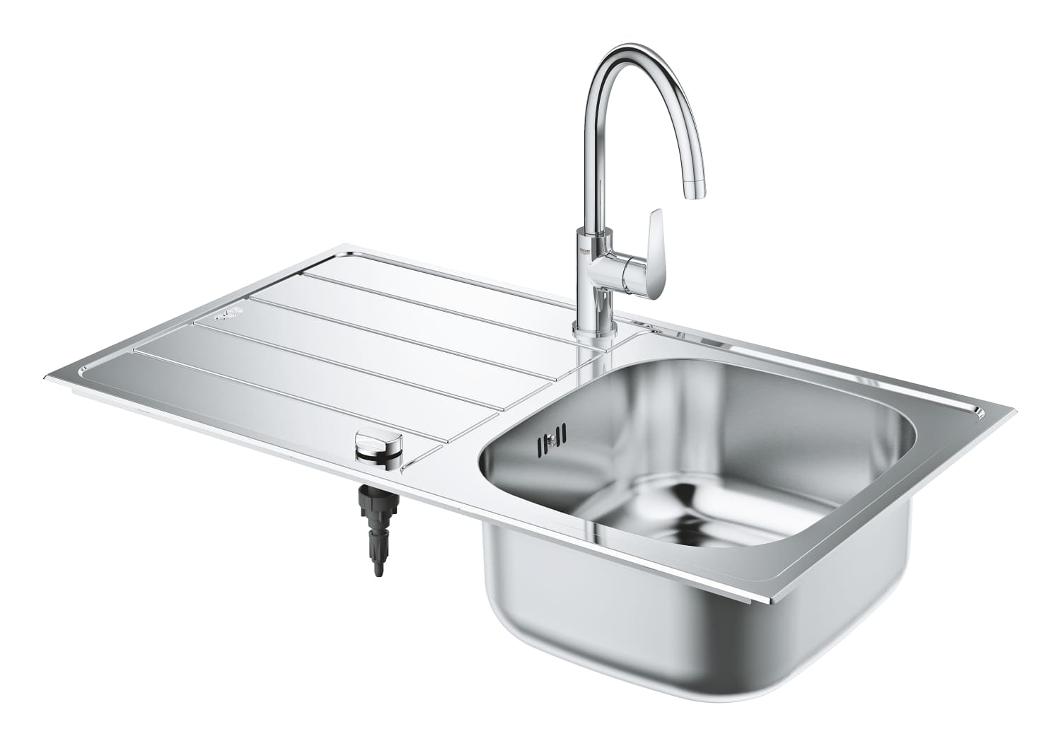 Chậu Rửa Bát 1 Hố Có Bàn Nhập Khẩu Đức Grohe 31562SD1