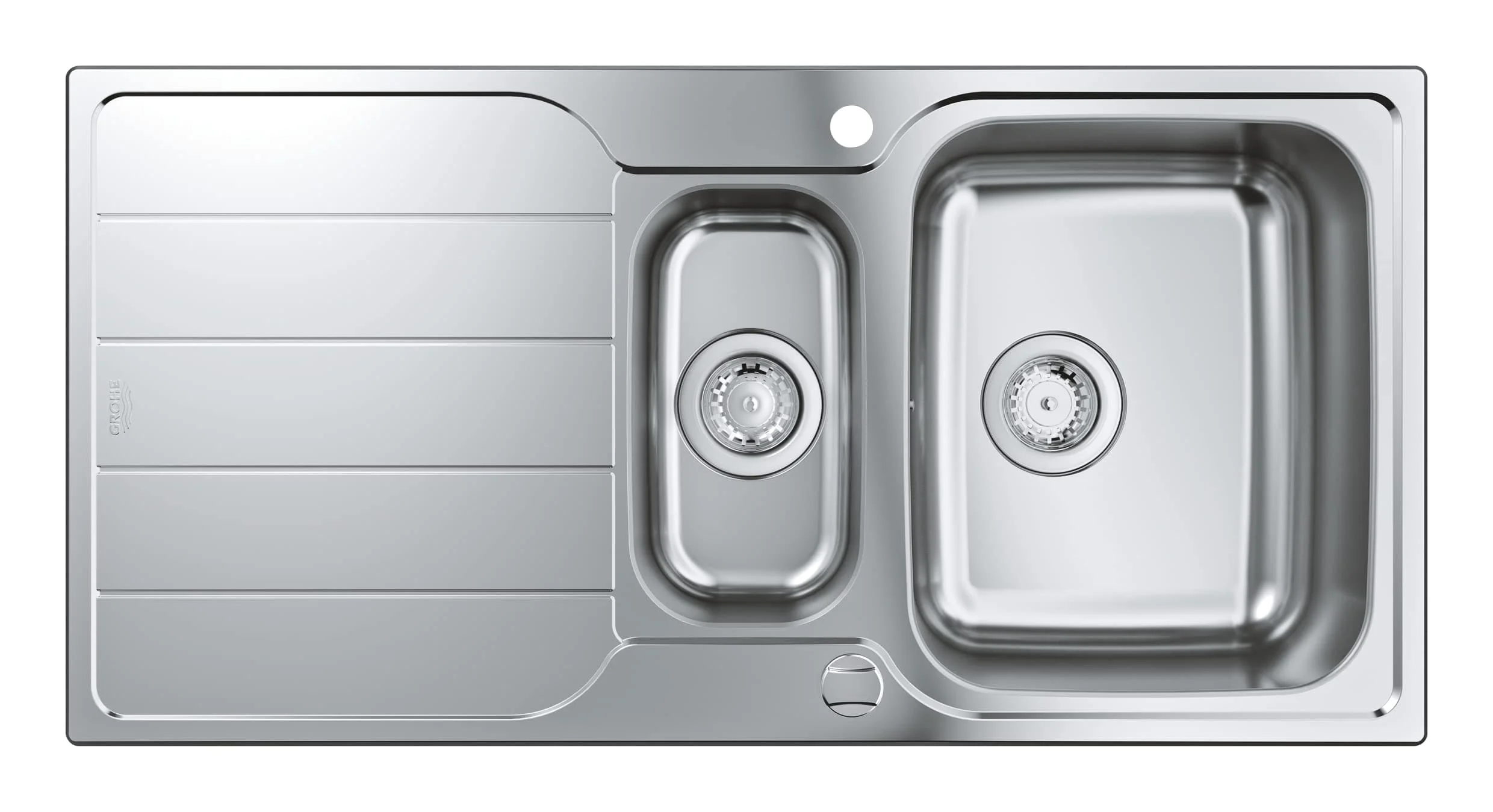 Chậu Rửa Bát 2 Hố Có Bàn Nhập Khẩu Đức Grohe 31572SD1
