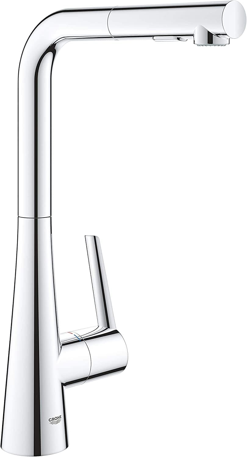 Vòi Chậu Rửa Bát Nóng Lạnh Dây Rút Đức Grohe 32553002