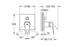 Mặt Nạ Sen Âm Tường Đức Grohe 24094000