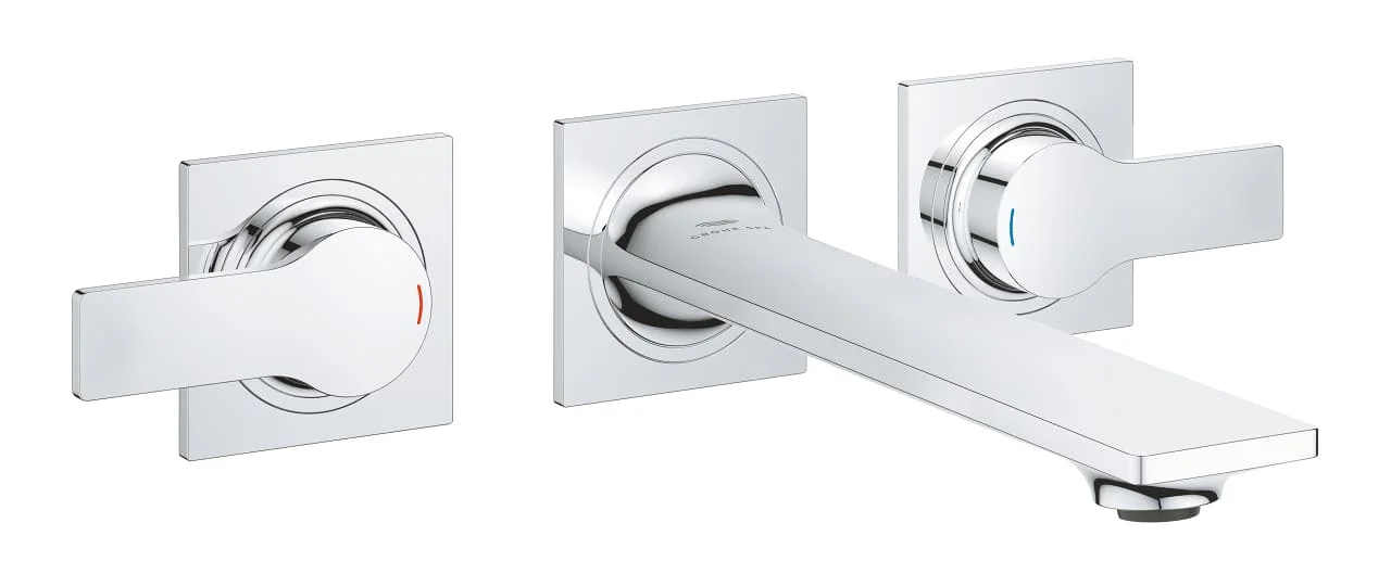 Vòi Chậu Lavabo Nóng Lạnh Gắn Tường Đức Grohe 20193002