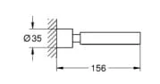 Bản vẽ Đĩa Đựng Xà Phòng Nhập Khẩu Đức Grohe 40305GL3