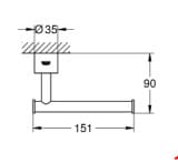 Bản vẽ Nút Nhấn Xả Lavabo Đức Grohe 65807AL0