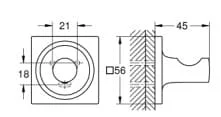 Bản vẽ Móc Áo Nhập Khẩu Đức Grohe 40284DL1