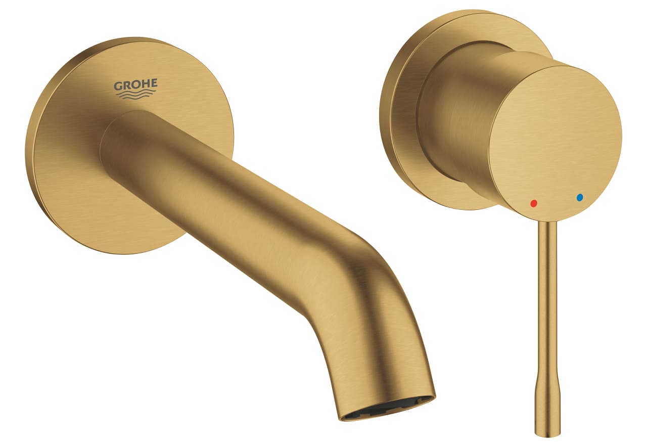 Vòi Chậu Lavabo Nóng Lạnh Gắn Tường Đức Grohe 19408GN1