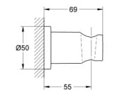 Bản vẽ Gác Sen Nhập Khẩu Đức Grohe 27074GN0