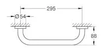 Bản vẽ Thanh Vịn Cho Người Khuyết Tât Đức Grohe 40421GN1