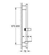 Thanh Trượt Sen Kèm Gác Sen Đức Grohe 26603GL0