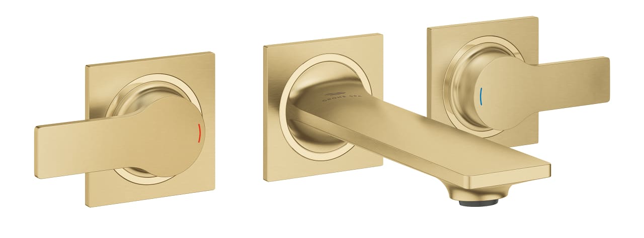 Vòi Chậu Lavabo Nóng Lạnh Gắn Tường Đức Grohe 20189GN2