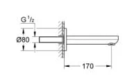 Vòi Nước Gắn Tường Đức Grohe 13261AL0