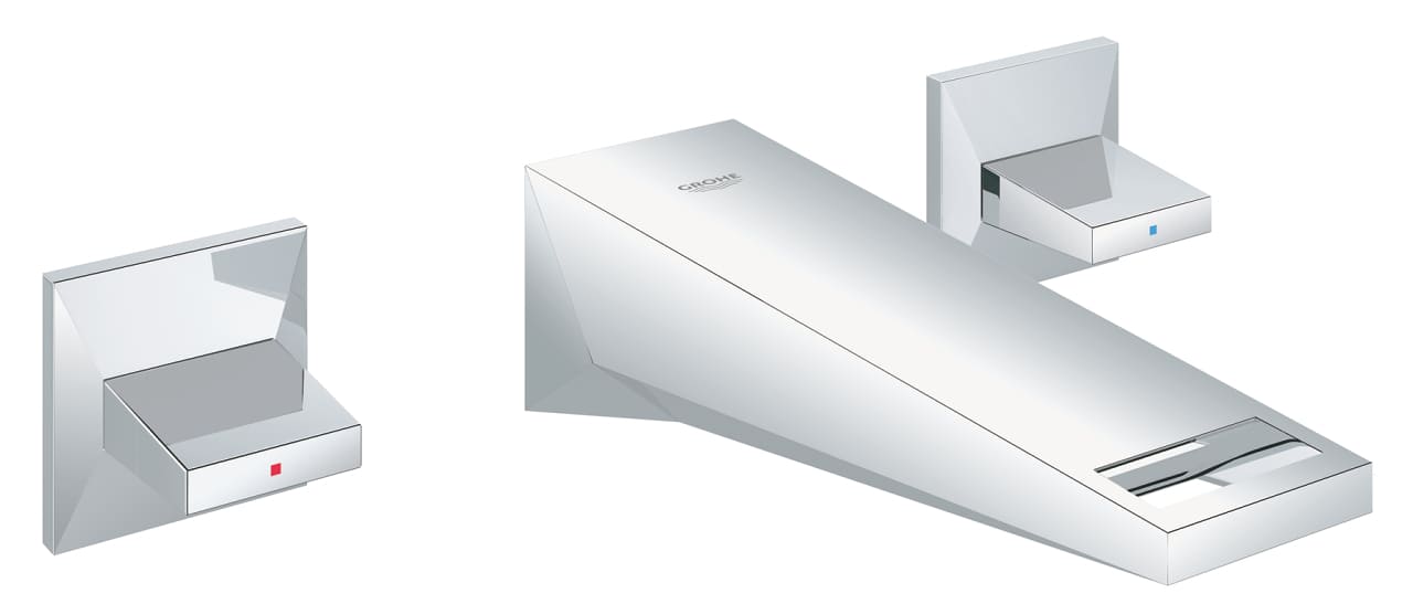 Vòi Chậu Lavabo Nóng Lạnh Gắn Tường Đức Grohe 13303ALC