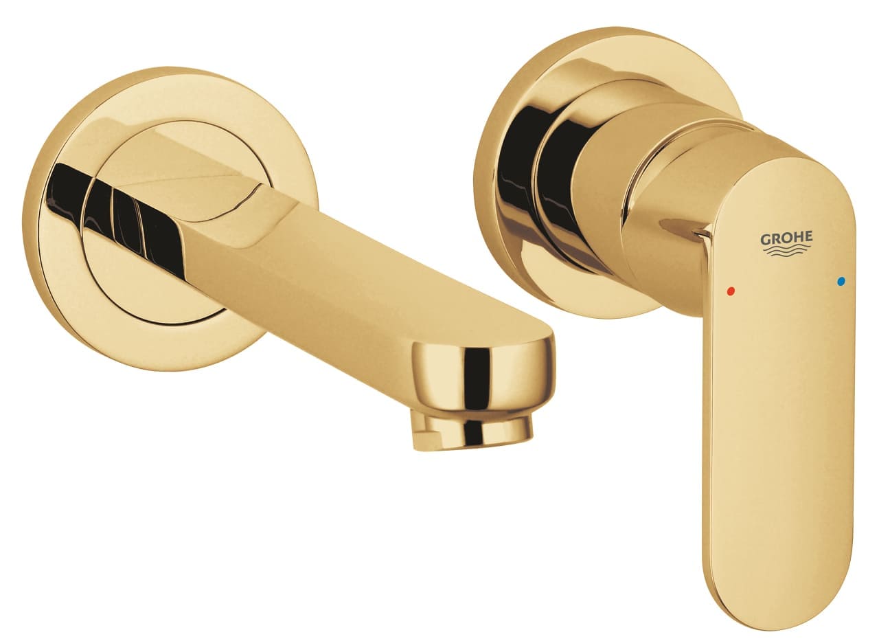 Vòi Chậu Lavabo Nóng Lạnh Gắn Tường Đức Grohe 19381GLC