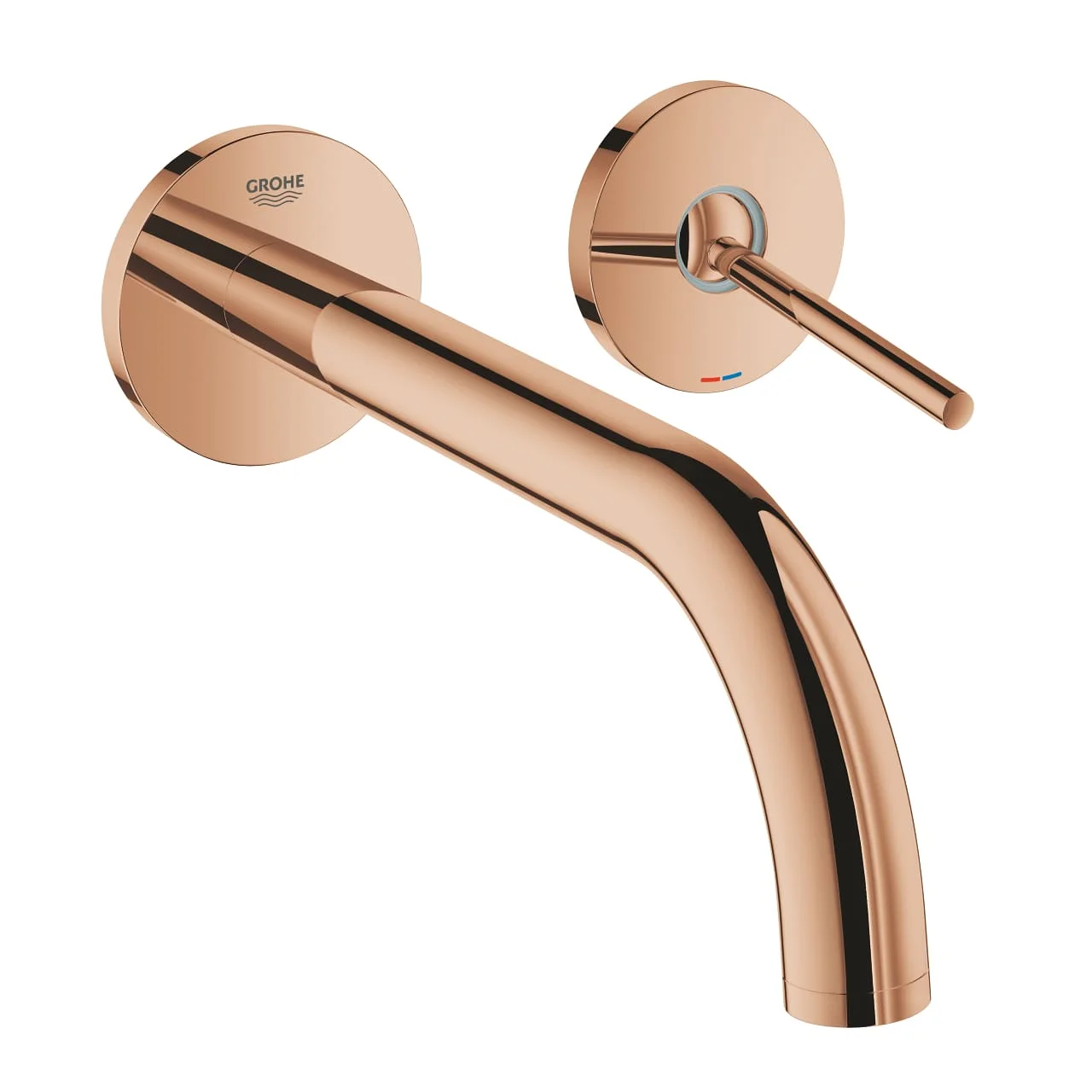 Vòi Chậu Lavabo Nóng Lạnh Gắn Tường Đức Grohe 19918DA3