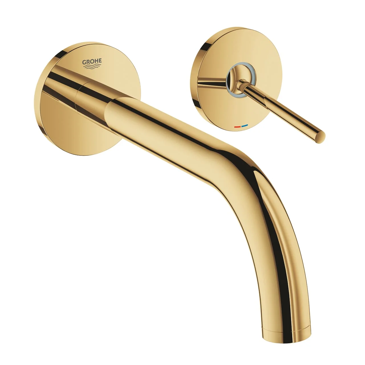 Vòi Chậu Lavabo Nóng Lạnh Gắn Tường Đức Grohe 19918GL3