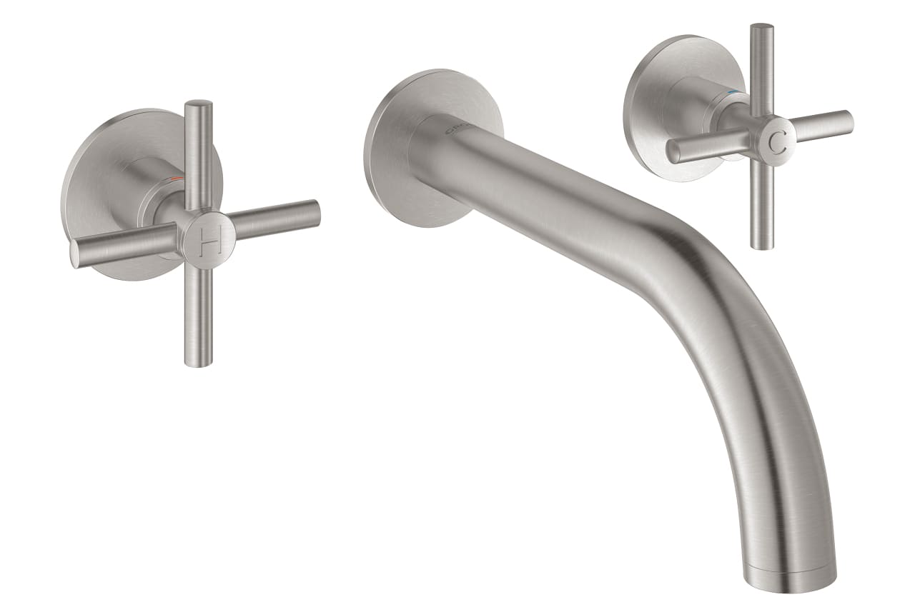 Vòi Chậu Lavabo Nóng Lạnh Gắn Tường Đức Grohe 20164DC3