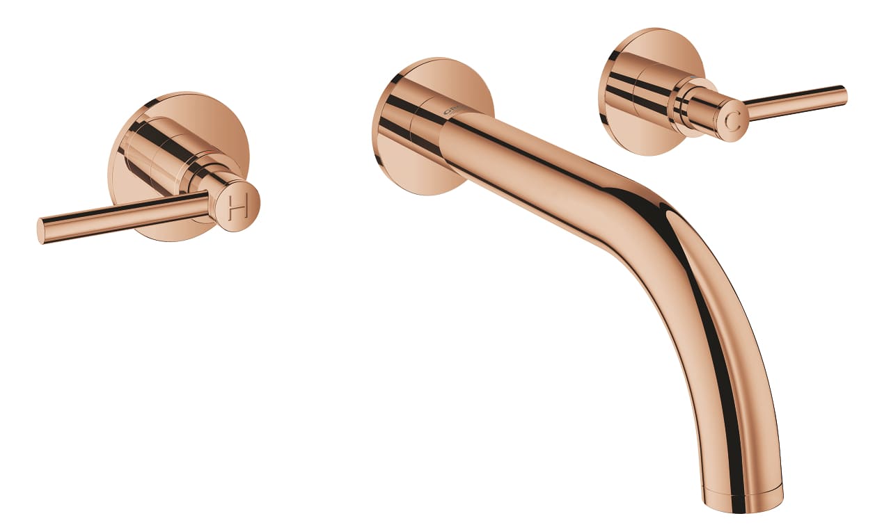 Vòi Chậu Lavabo Nóng Lạnh Gắn Tường Đức Grohe 20169DA3