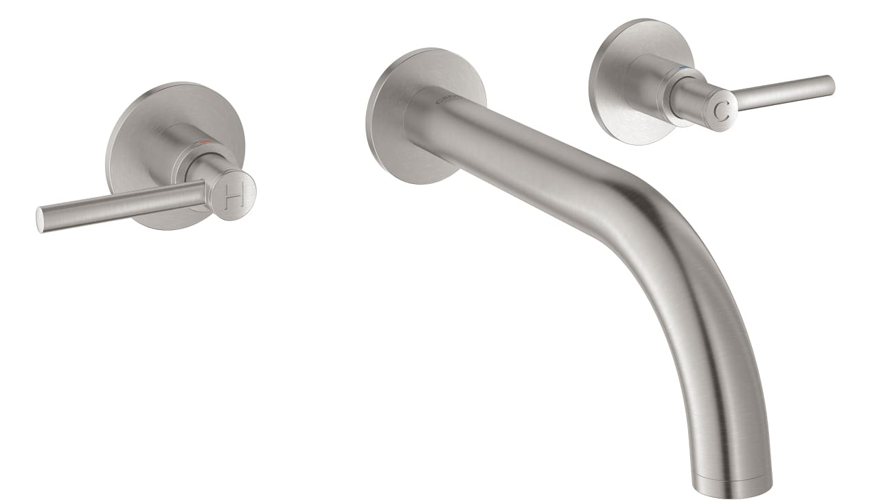 Vòi Chậu Lavabo Nóng Lạnh Gắn Tường Đức Grohe 20169DC3