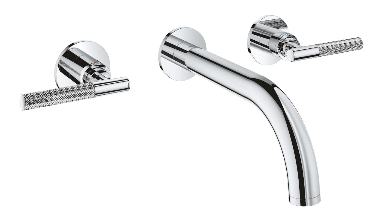 Vòi Chậu Lavabo Nóng Lạnh Gắn Tường Đức Grohe 20587000