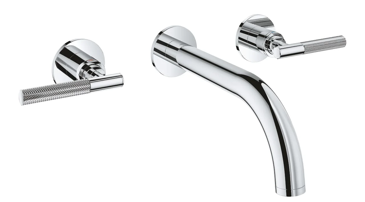 Vòi Chậu Lavabo Nóng Lạnh Gắn Tường Đức Grohe 20587000