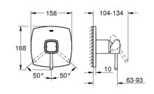 Mặt Nạ Sen Âm Tường Đức Grohe 24067IG0