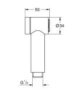 Bản vẽ Tay Sen Tắm Nhập Khẩu Đức Grohe 26328000