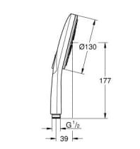 Bản vẽ Tay Sen Tắm Nhập Khẩu Đức Grohe 26574DL0