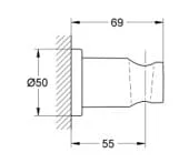 Bản vẽ Gác Sen Nhập Khẩu Đức Grohe 27074GLC