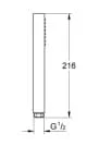 Bản vẽ Tay Sen Tắm Nhập Khẩu Đức Grohe 27888GN0