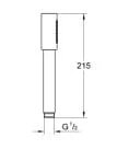Bản vẽ Tay Sen Tắm Nhập Khẩu Đức Grohe 2803400D