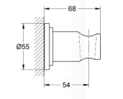 Bản vẽ Gác Sen Nhập Khẩu Đức Grohe 28690000