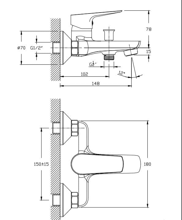 Bản vẽ Củ Sen Tắm Paulschmitt PA013B